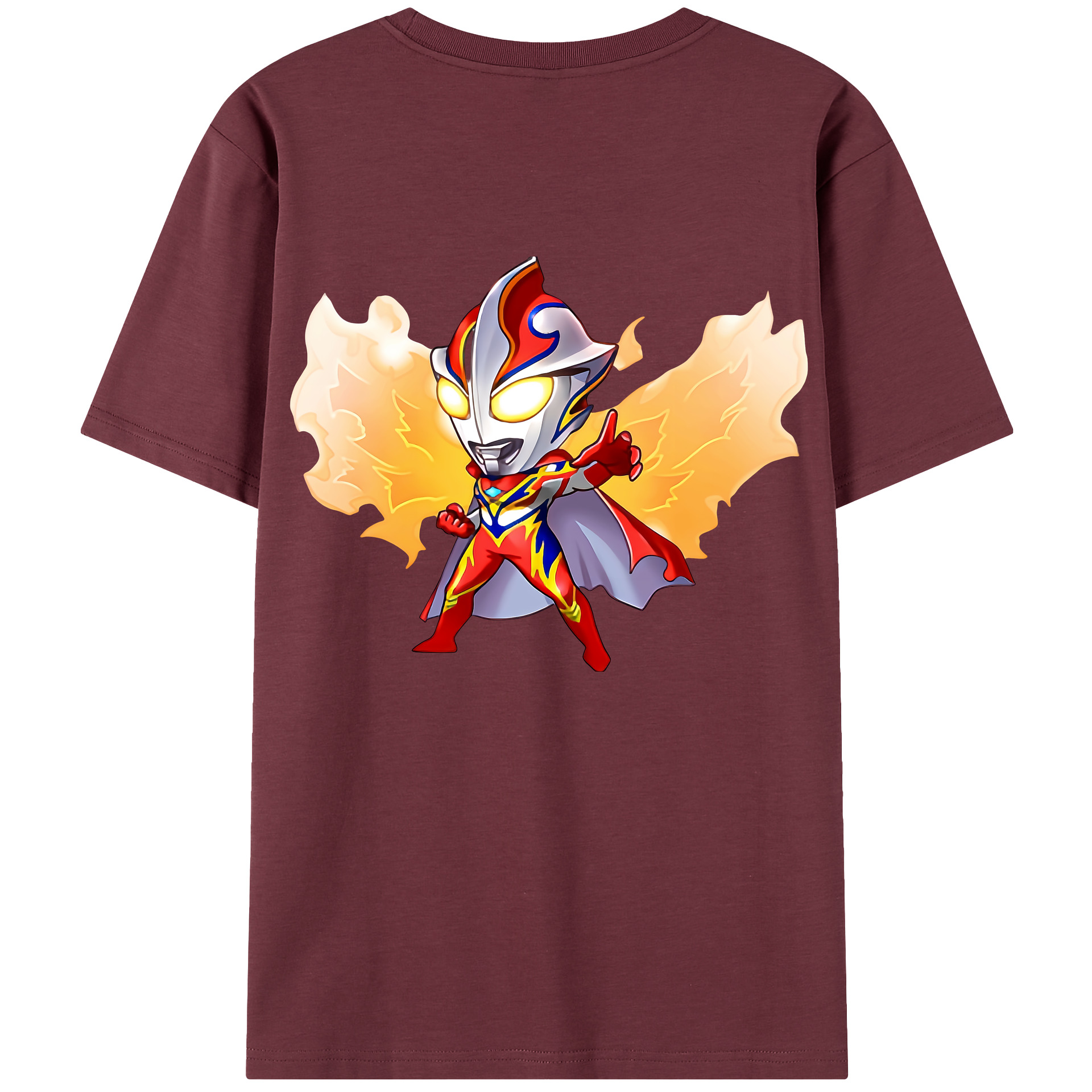 （画像用） ウルトラマン Ultraman 綿100％半袖Tシャツ（背面プリント）